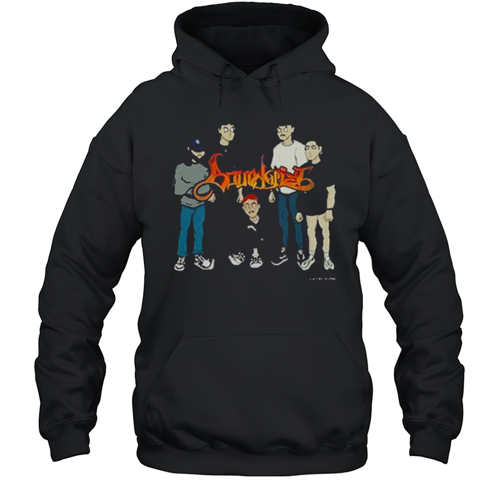 Boundaries Cartoon T-shirt Unisex Hoodie