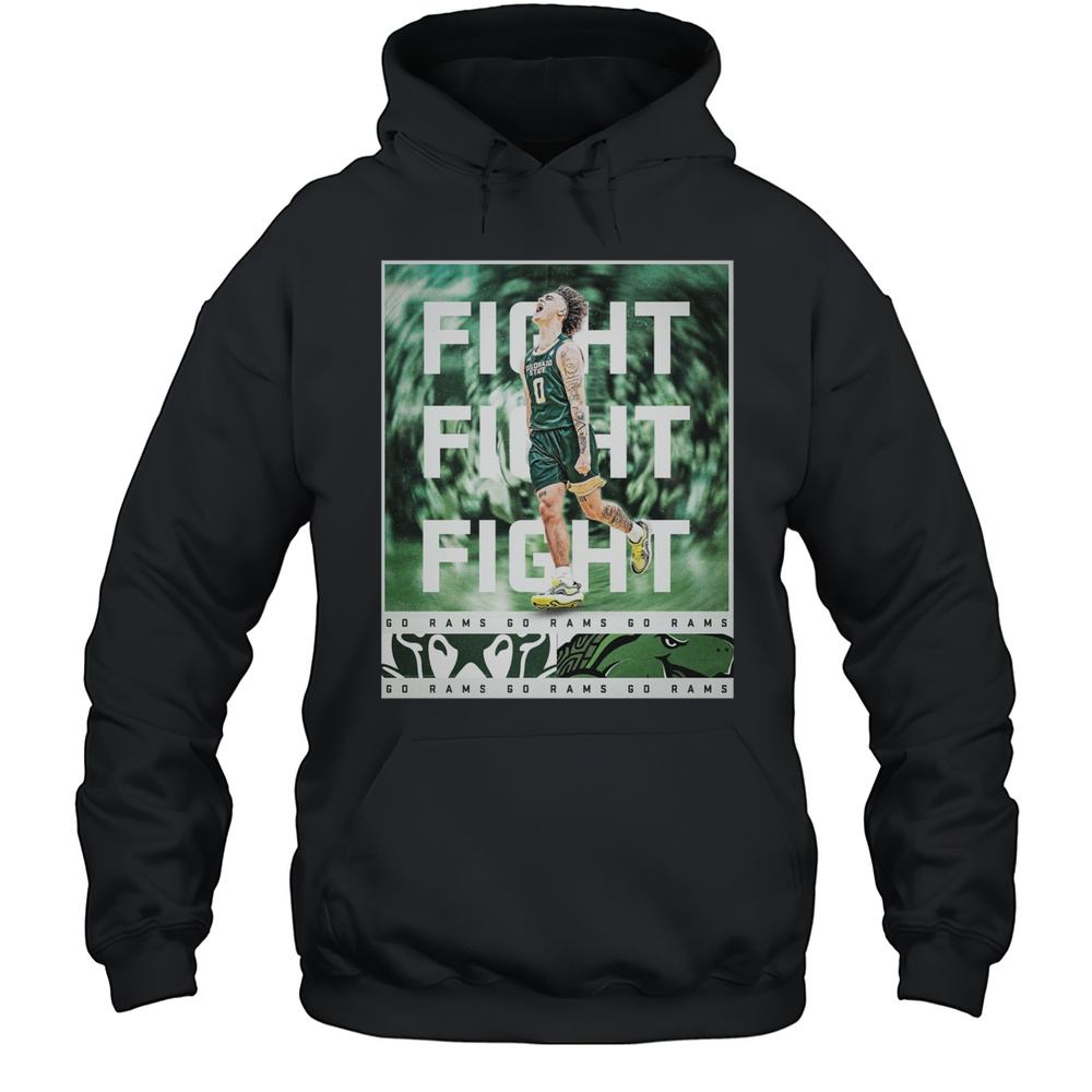 Colorado State Rams Fight Fight Fight Go Rams NCAA Tournament Round Of 32 Poster T-shirt Unisex Hoodie