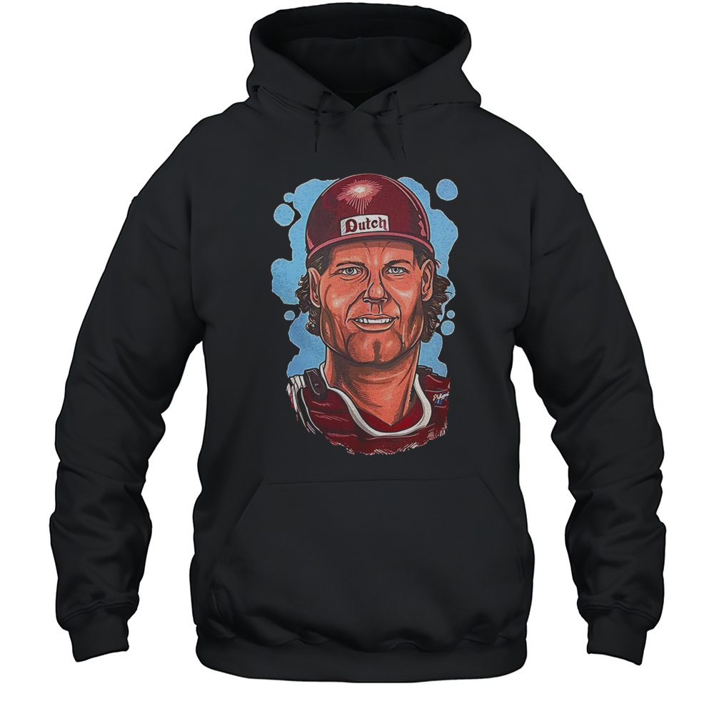 Darren Daulton Goat Dutch Baseball Catcher Illustrated Tribute Shirt Unisex Hoodie