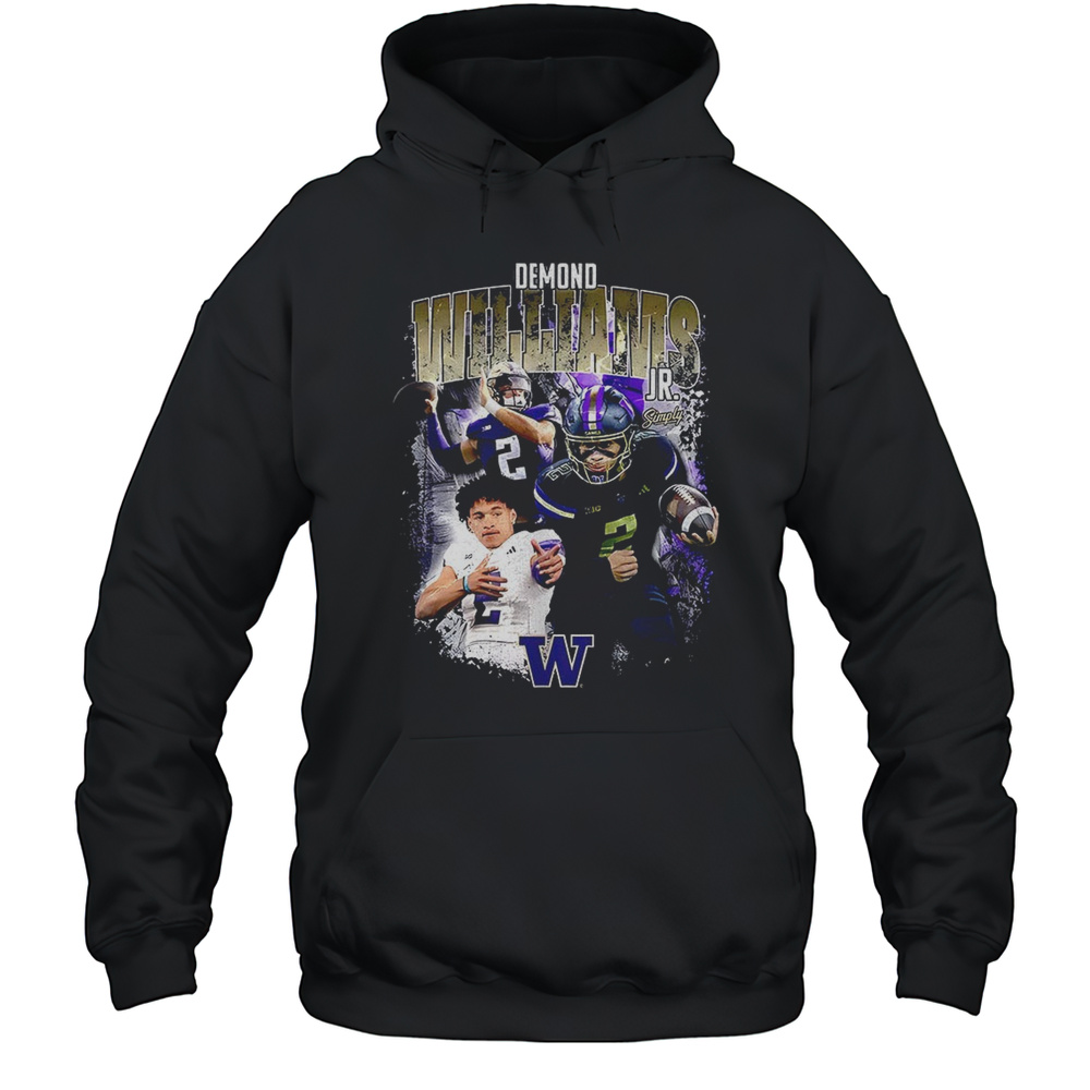 Demond Williams Jr. Washington Huskies Football Star Shirt Unisex Hoodie