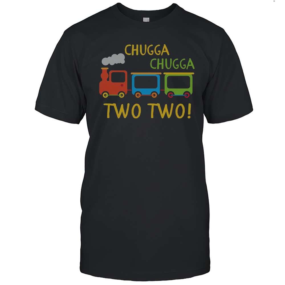 Happy Chugga Chugga Two Two Birthday Train T-Shirt