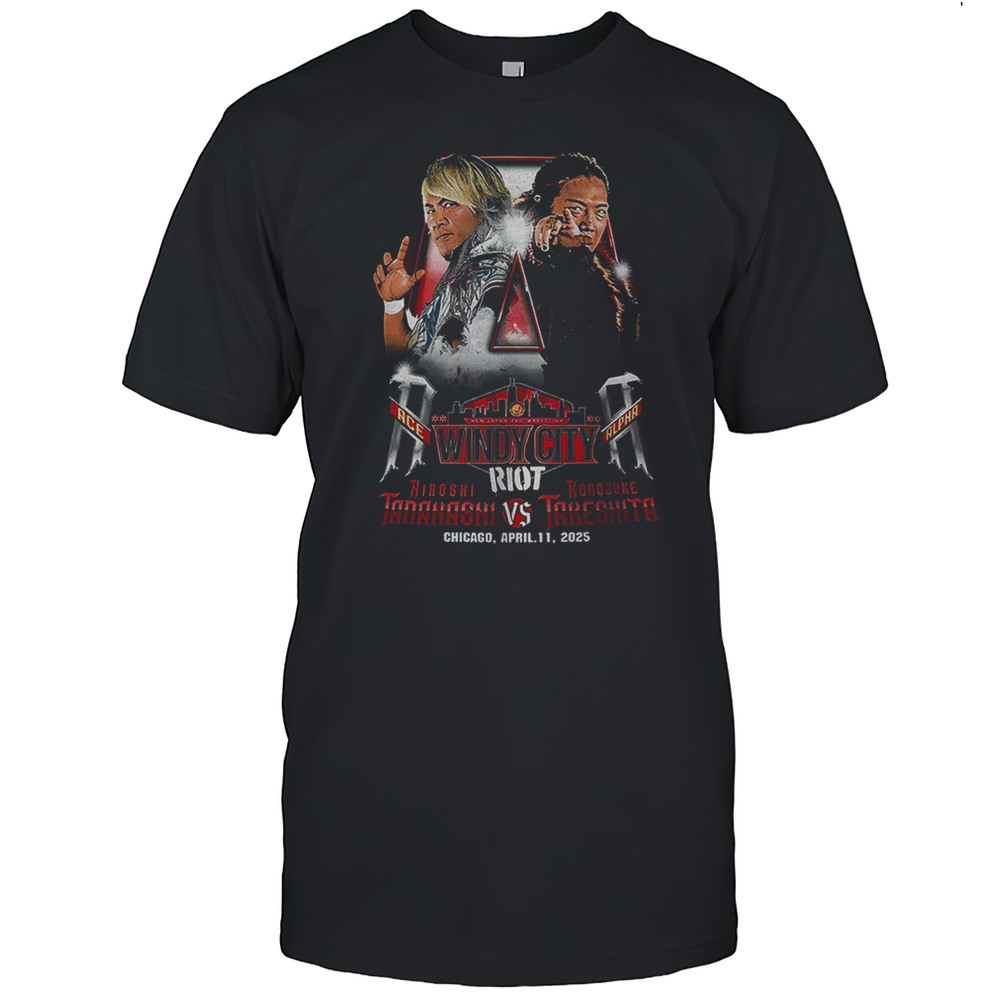 Hiroshi Tanahashi Vs Konosuke Windy City Riot 2025 Shirt