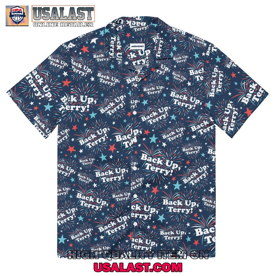 HOT Back Up Terry Button Hawaiian Shirt