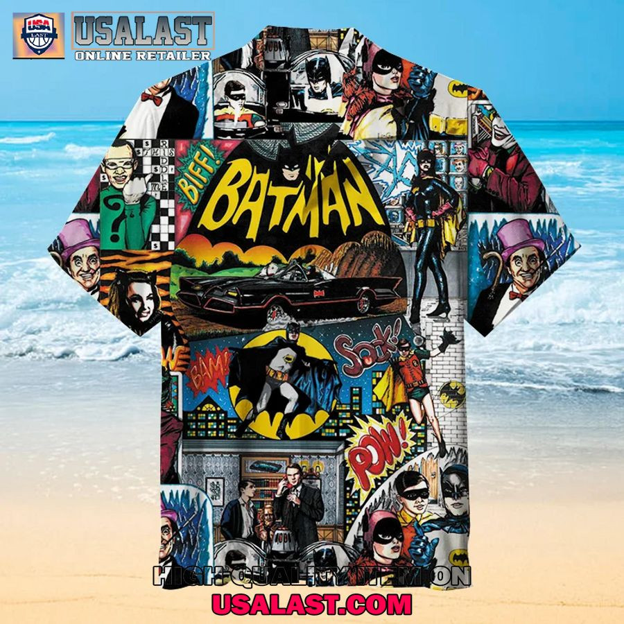 HOT Batman 1966 Retro Short Sleeve Hawaiian Shirt
