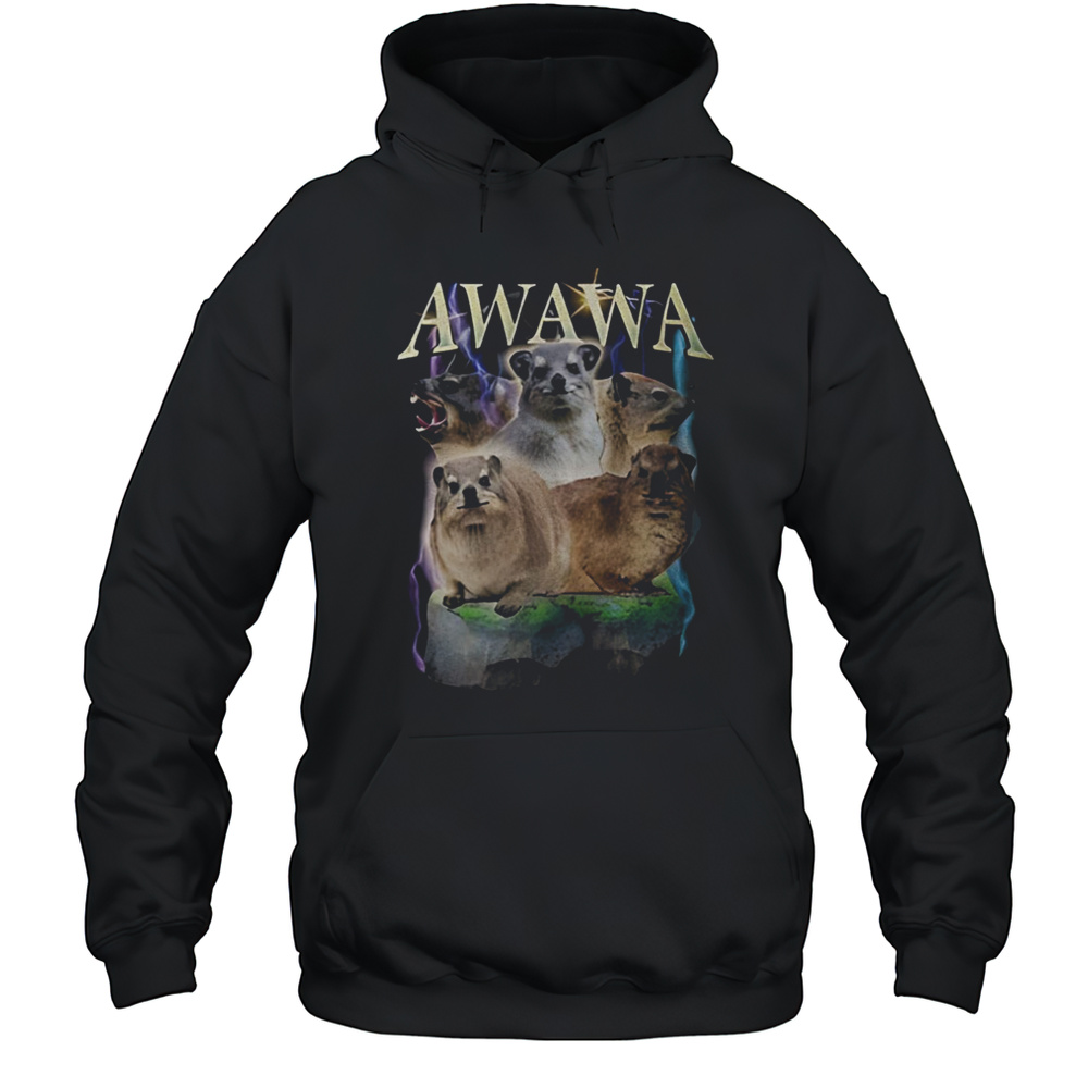 Hyrax Awawa Lightning Vintage Shirt Unisex Hoodie