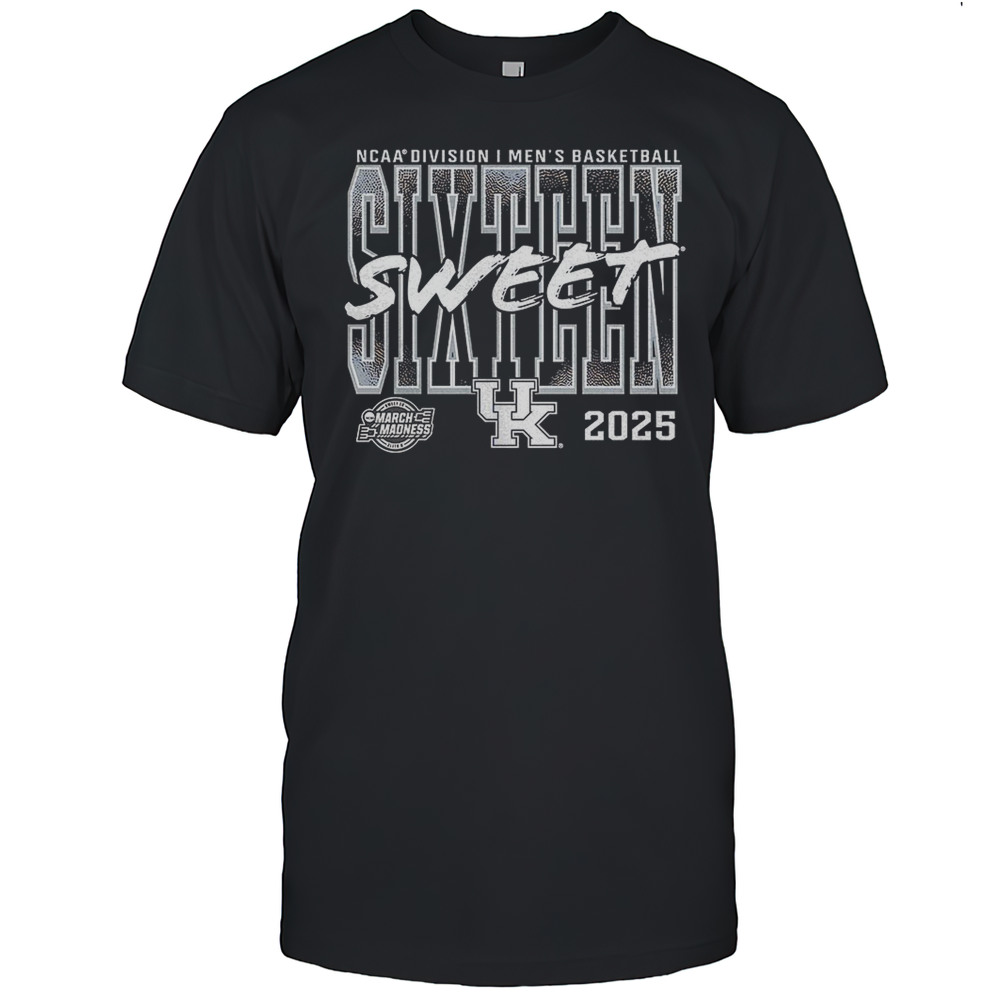 Kentucky Wildcats 2025 NCAA Mens Basketball Tournament March Madness Sweet 16 Shirt