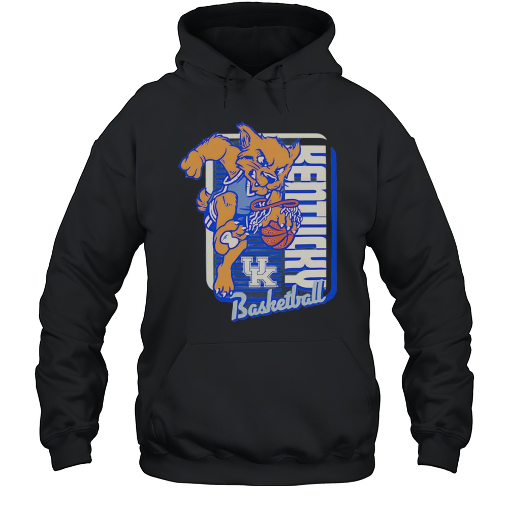 Kentucky Wildcats Basketball Mascot Dunk Shirt Unisex Hoodie