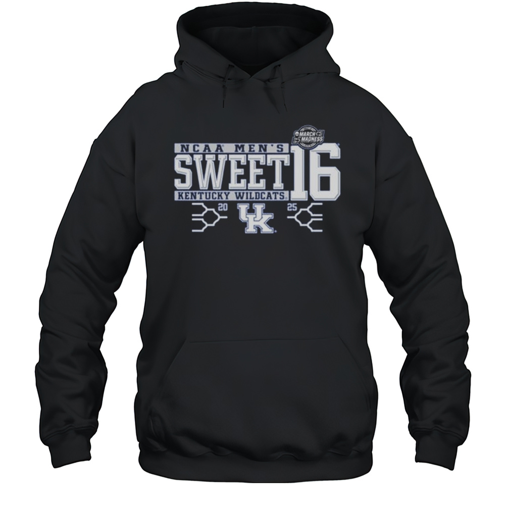 Kentucky Wildcats Mens Basketball NCAA Sweet 16 March Madness 2025 T-shirt Unisex Hoodie