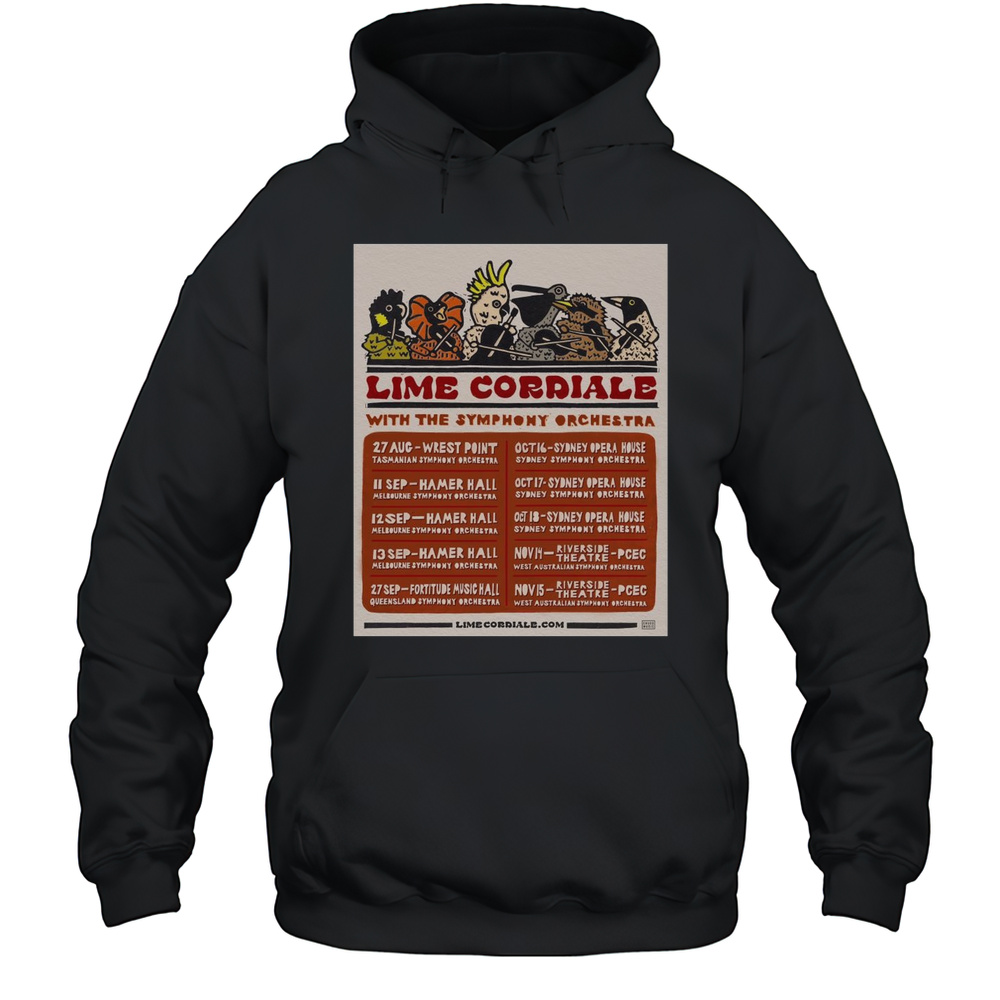 Lime Cordiale Unveils With The Symphony Orchestra Tour 2025 T-shirt Unisex Hoodie