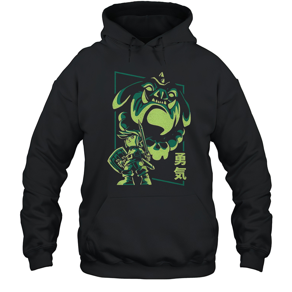 Link And Ganon The Legend Of Zelda Courage Shirt Unisex Hoodie