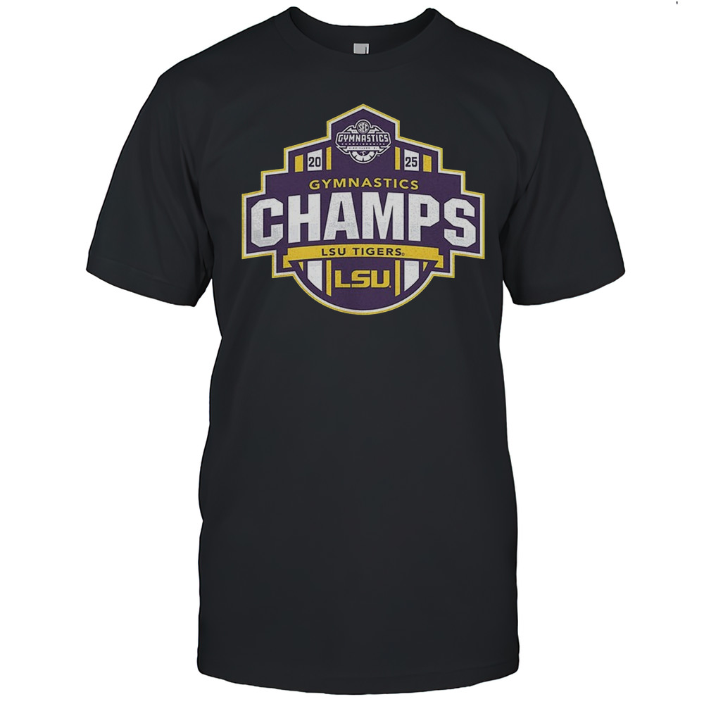 LSU Tigers 2025 SEC Womens Gymnastics Champions Shirt