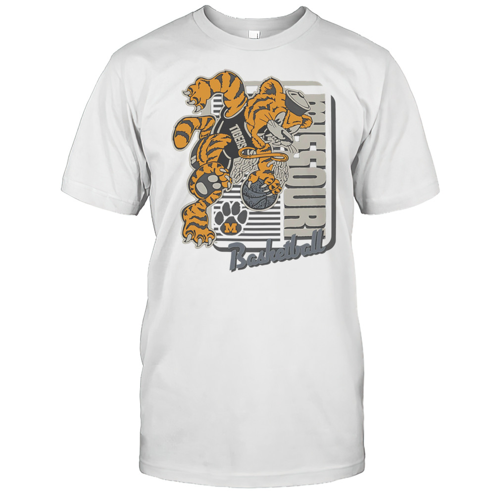 Missouri Tigers Basketball Mascot Dunk Shirt