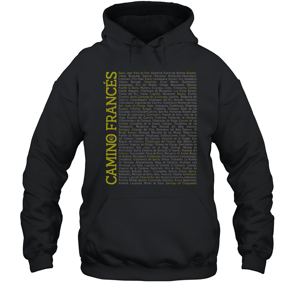 Nice Camino De Santiago Frances Pilgrim Way Of Saint James Stages T-Shirt Unisex Hoodie