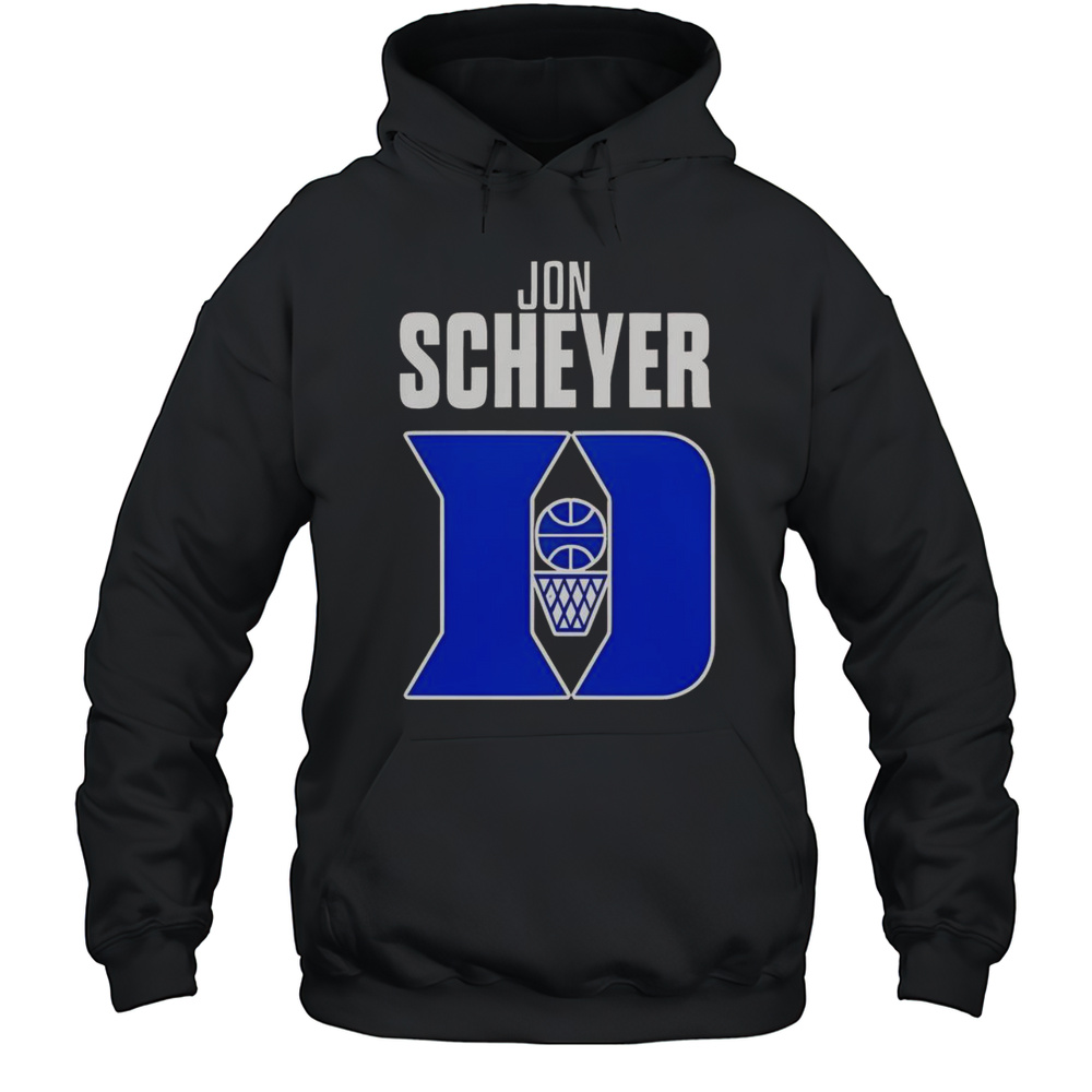 Nice Duke Blue Devils Basketball Coach Of The Year Jon Scheyer T-Shirt Unisex Hoodie