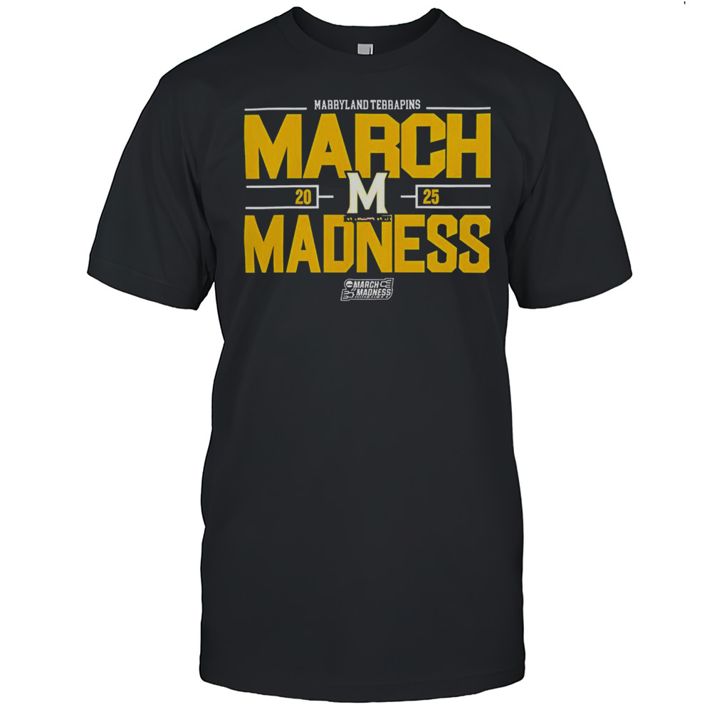 Nice NCAA Mens Basketball 2025 Marryland Terrapins March Madness T-Shirt