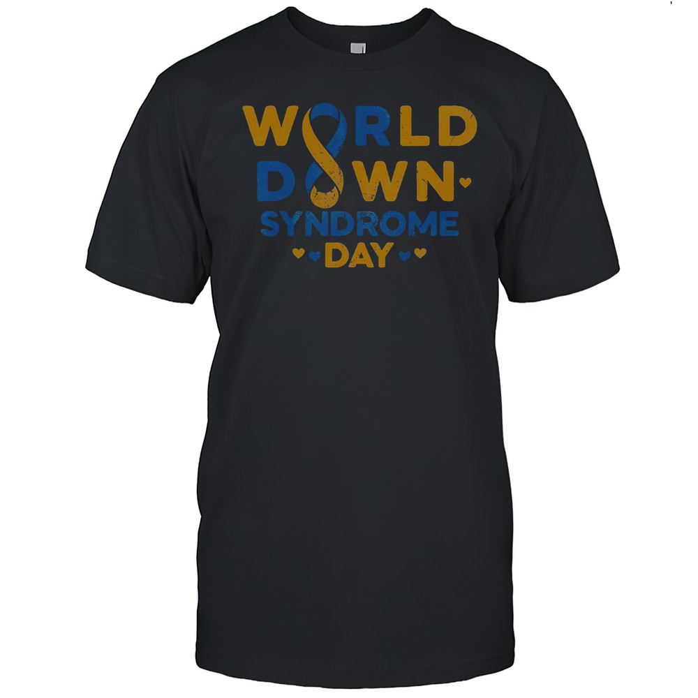 Nice World Down Syndrome Day Awareness Support T-Shirt