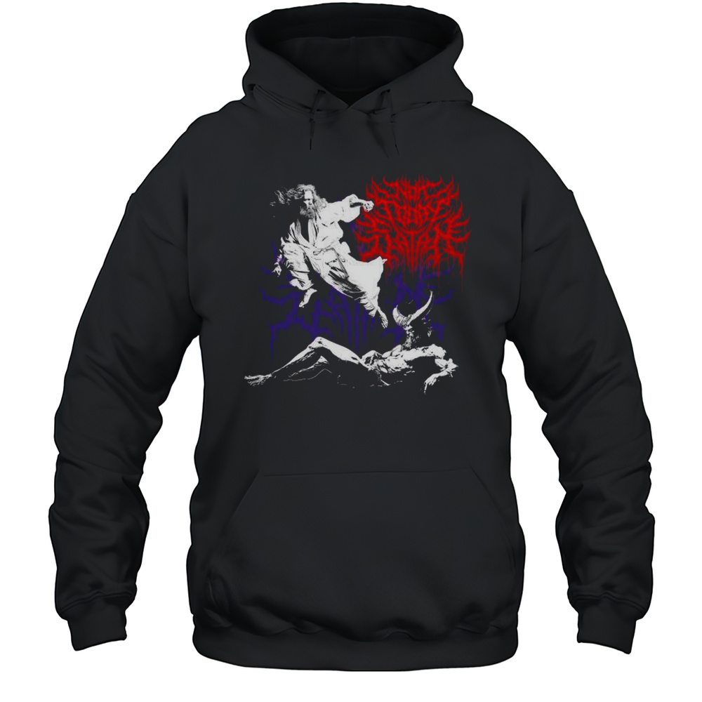 Not Today Satan Finish Him T-shirt Unisex Hoodie