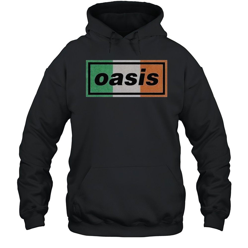 Oasis Ireland Tricolour Logo T-shirt Unisex Hoodie