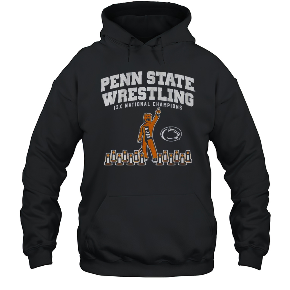 Penn State Wrestling 13x National Champions Shirts Unisex Hoodie