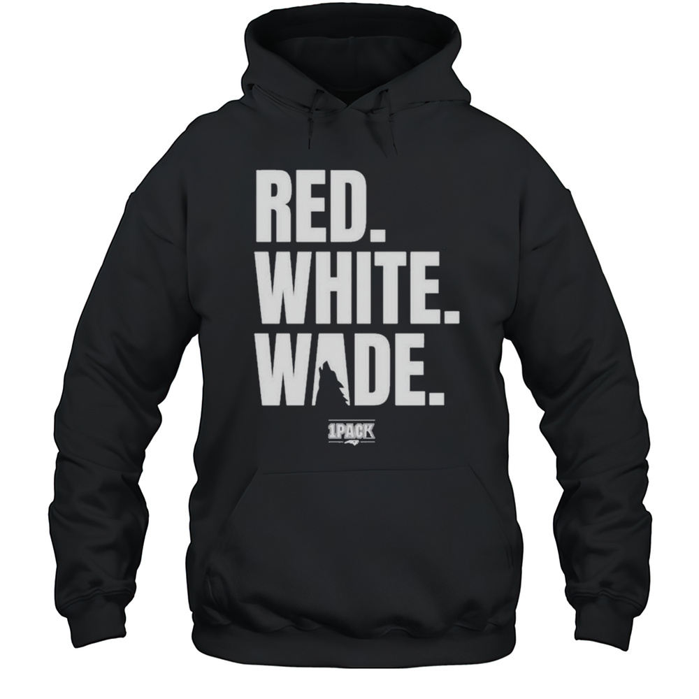 Red White Wade 1Pack T-shirt Unisex Hoodie