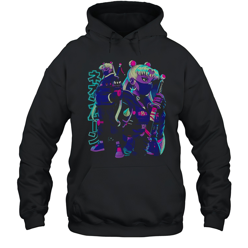 Sailor Moon Neon Moon Zero Shirt Unisex Hoodie