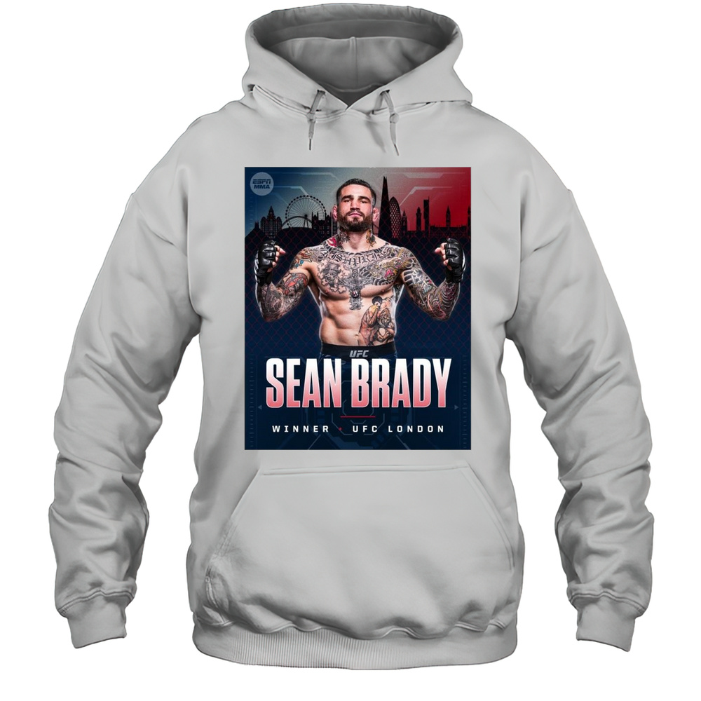 Sean Brady Picks Up The Biggest Win Of His Career At UFC London 2025 T-shirt Unisex Hoodie