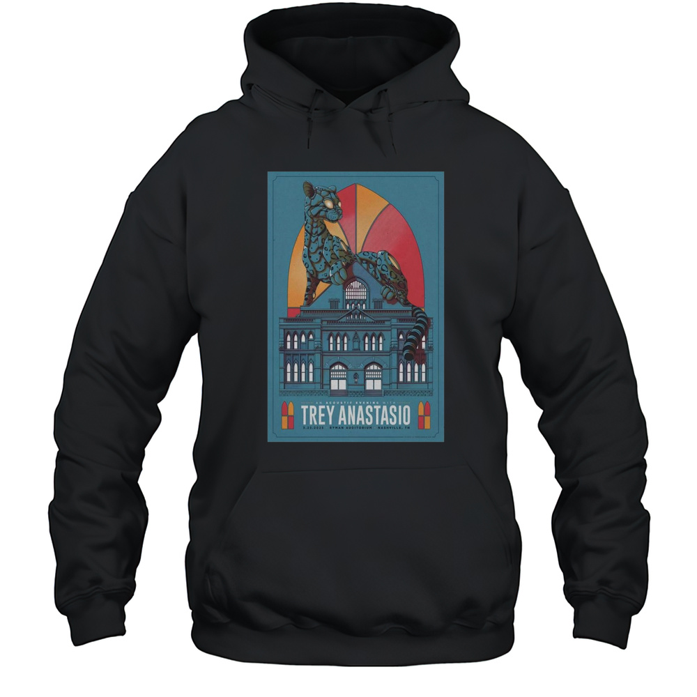 Trey Anastasio Mar 23 2025 Ryman Auditorium In Nashville TN Show T-shirt Unisex Hoodie