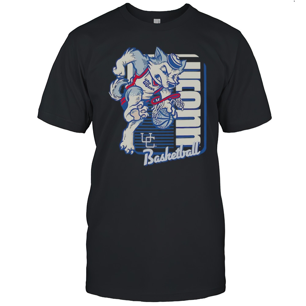 UConn Huskies Basketball Mascot Dunk Shirt