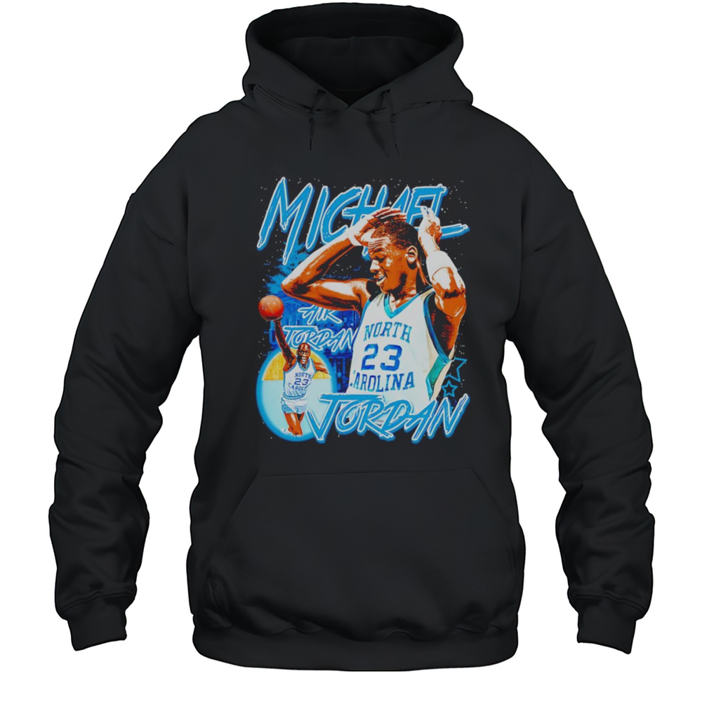 UNC 23 Michael Jordan Retro Graphic Shirt Unisex Hoodie