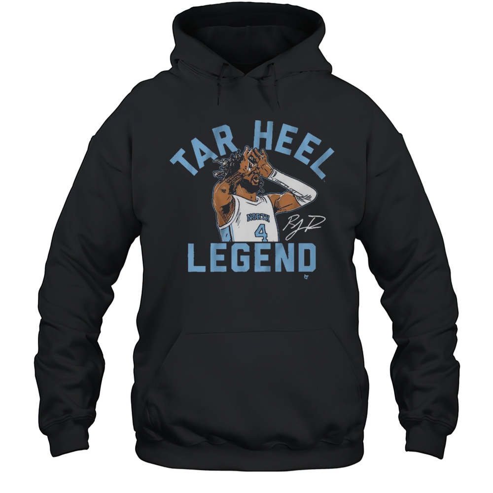 UNC Basketball North Carolina Tar Heels R.J. Davis Tar Heel Legend Signature T-shirt Unisex Hoodie