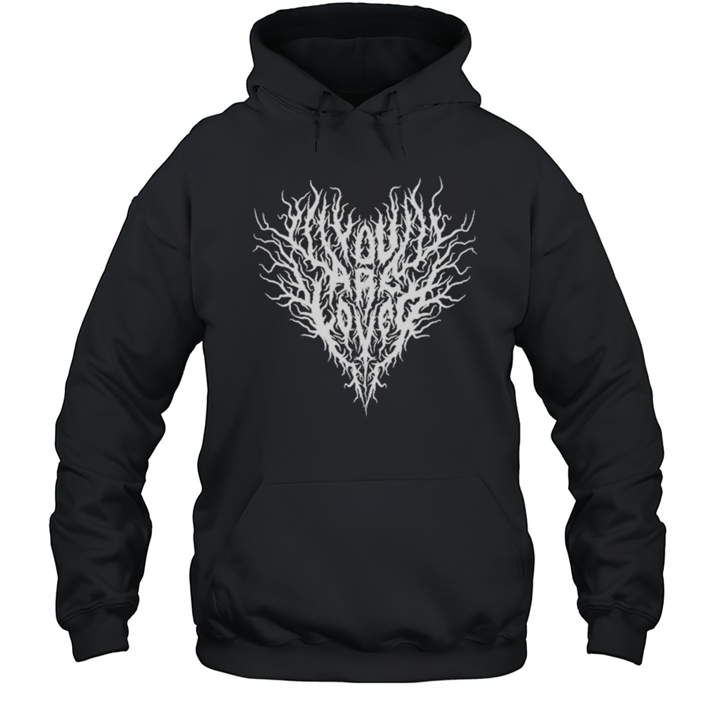 You Are Loved Heart Metal T-shirt Unisex Hoodie