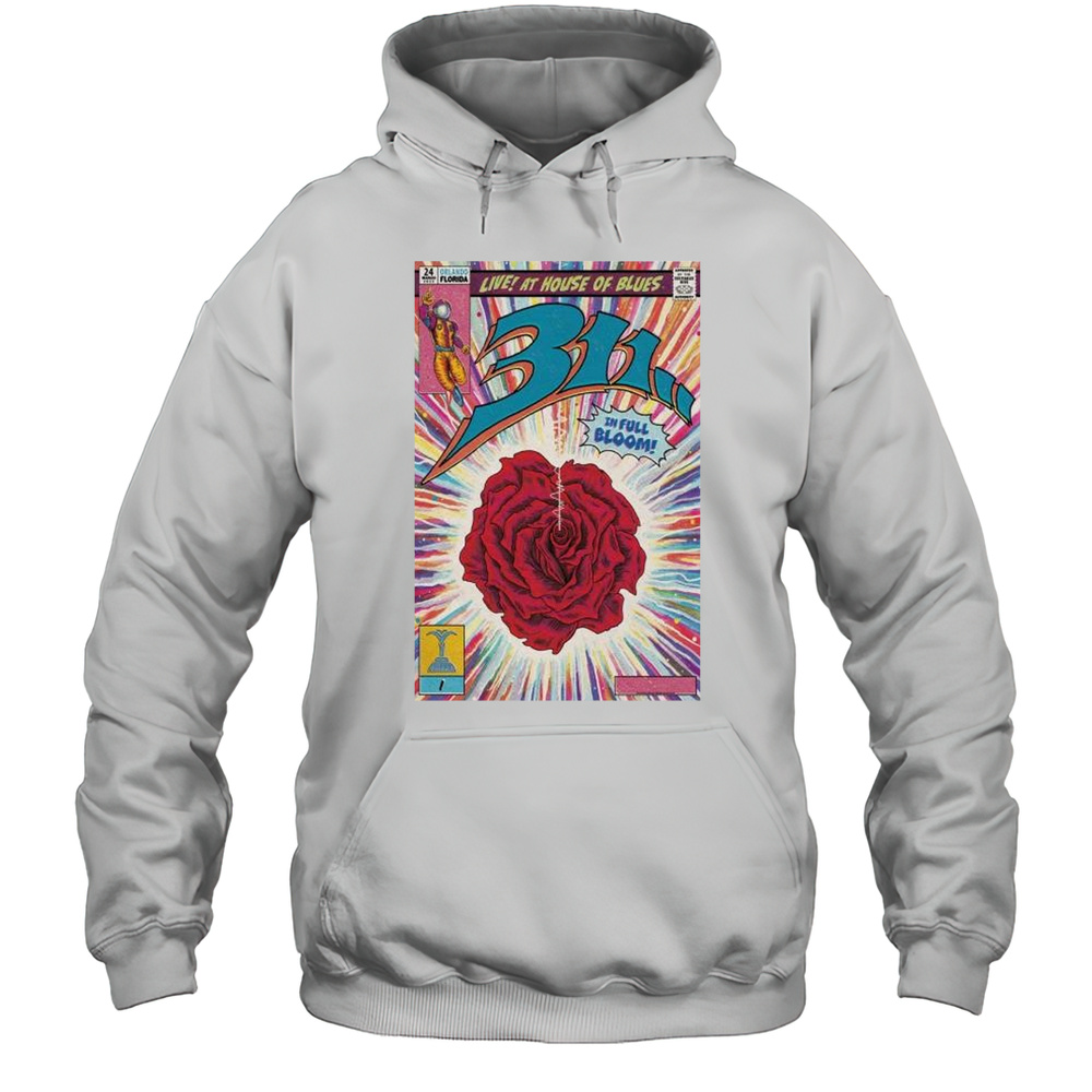 311 Orlando FL Live At House Of Blues In Full Bloom March 24 2025 Tour T-shirt Unisex Hoodie