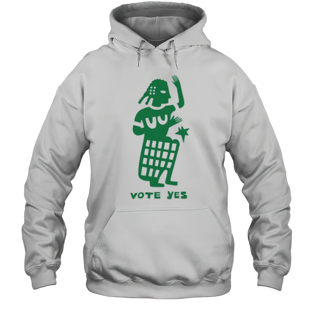 Aretha Brown Vote Yes T-shirt Unisex Hoodie
