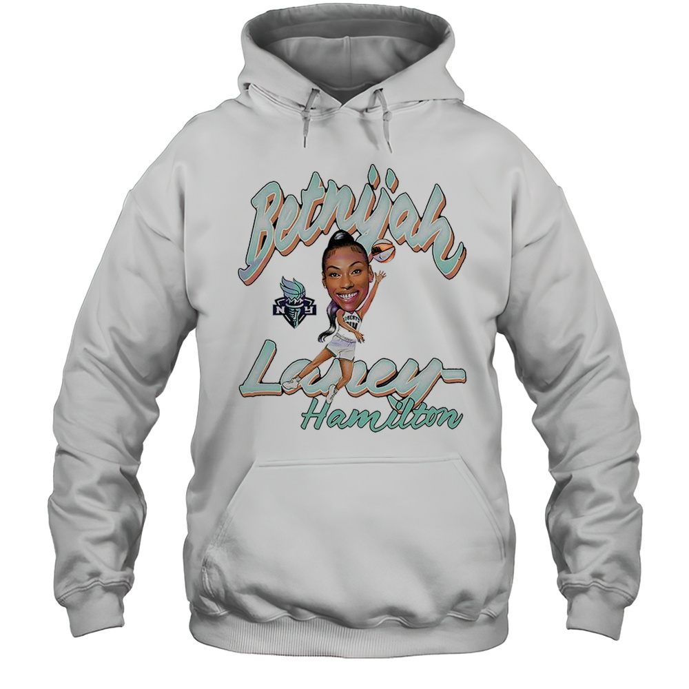 Betnijah Laney Hamilton New York Liberty Womens Basketball WNBA Cartoon Shirt Unisex Hoodie