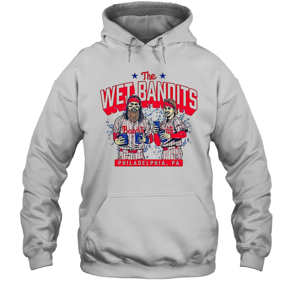 Bryson Stott And Brandon Marsh Philadelphia Phillies The Wet Bandits Philadelphia PA Drink Shirt Unisex Hoodie