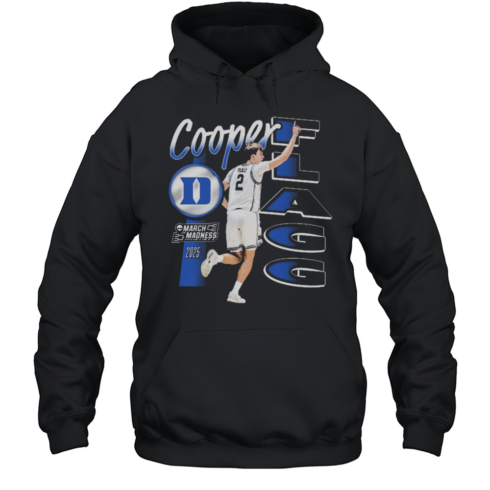 Cooper Flagg Duke Blue Devils Basketball 2025 NCAA March Madness Retro Paiting T-shirt Unisex Hoodie