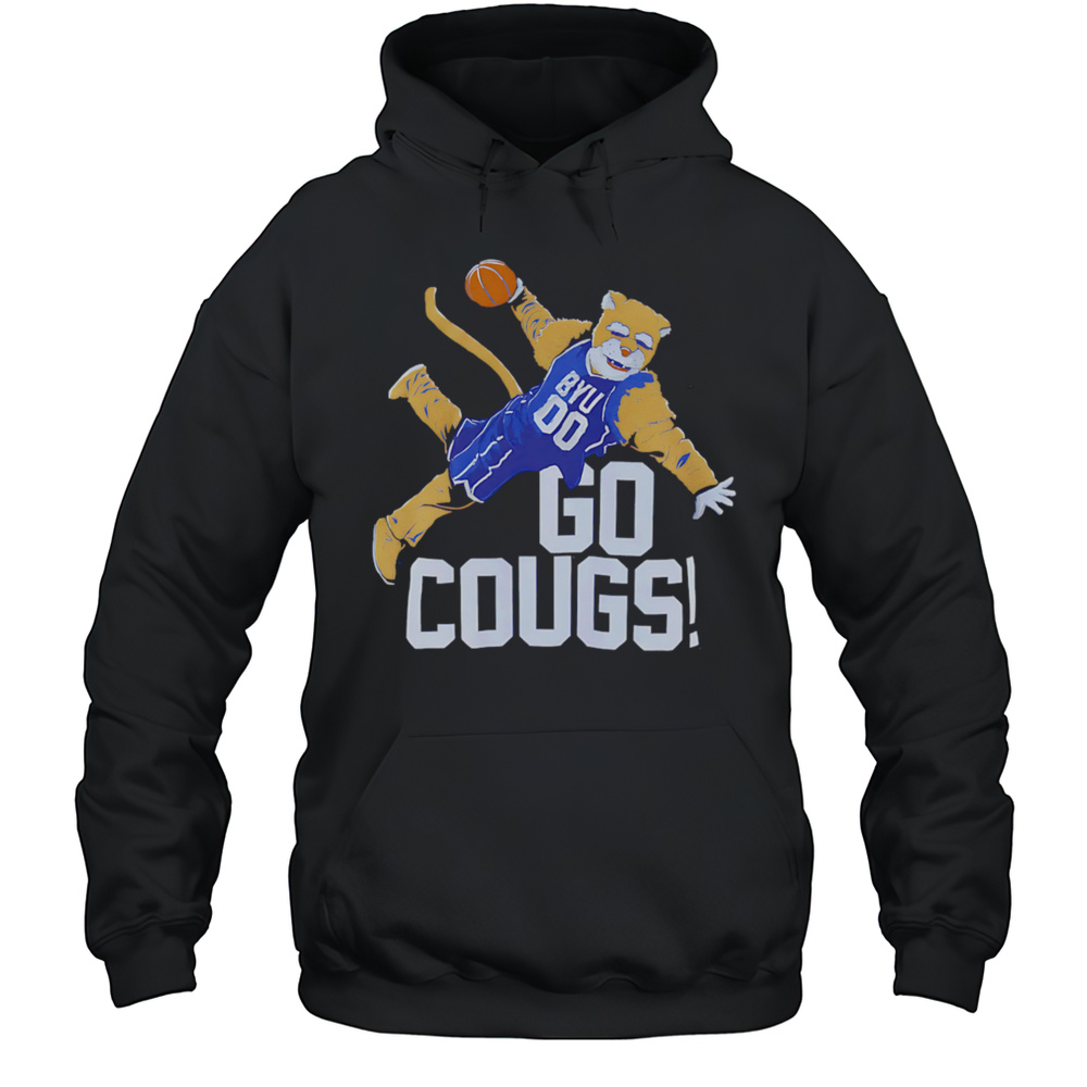 Cosmo Dunk BYU Mascot Go Cougs Shirt Unisex Hoodie