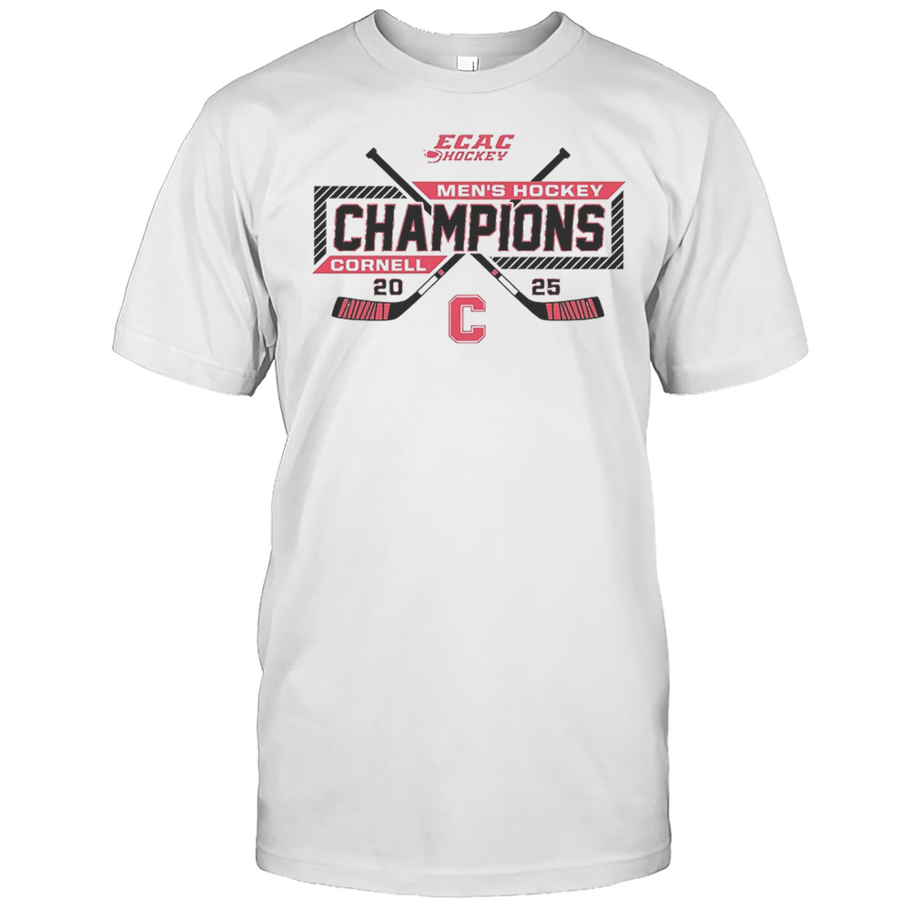 Ecac Hockey Mens Hockey Champions Cornell 2025 Shirt