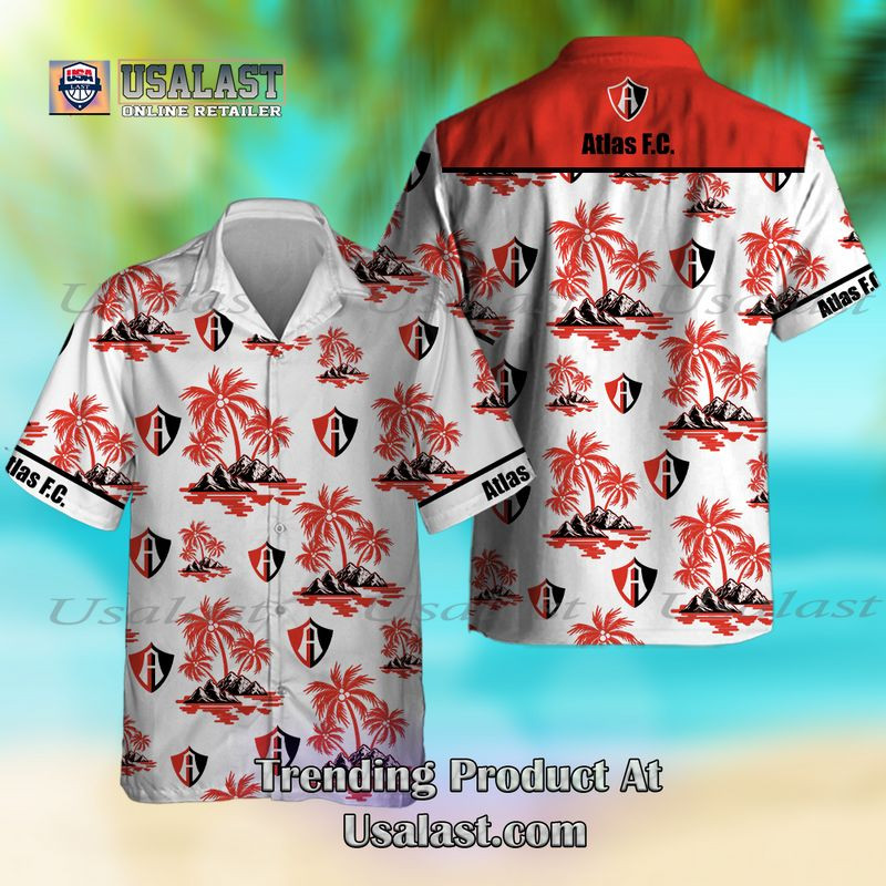 HOT Atlas FC Liga MX Hawaiian Shirt