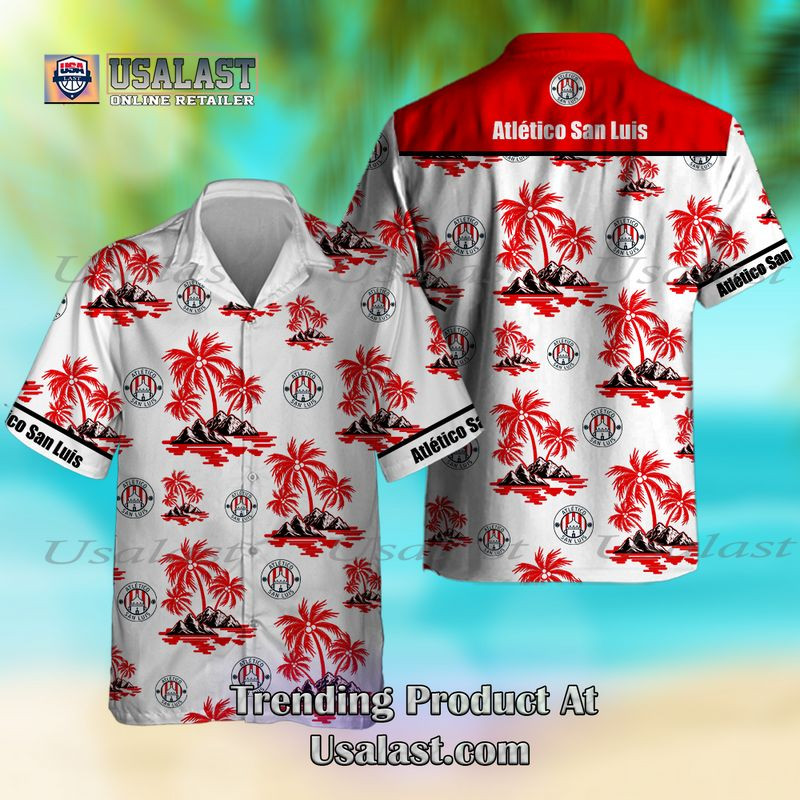 HOT Atltico San Luis Liga MX Hawaiian Shirt