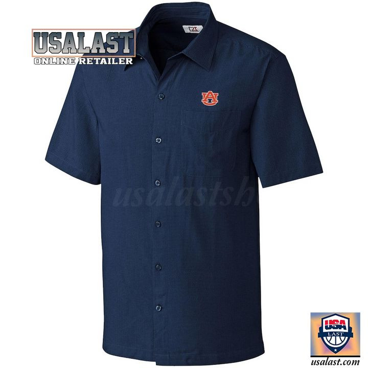 HOT Auburn Tigers Navy Solana Hawaiian Shirt