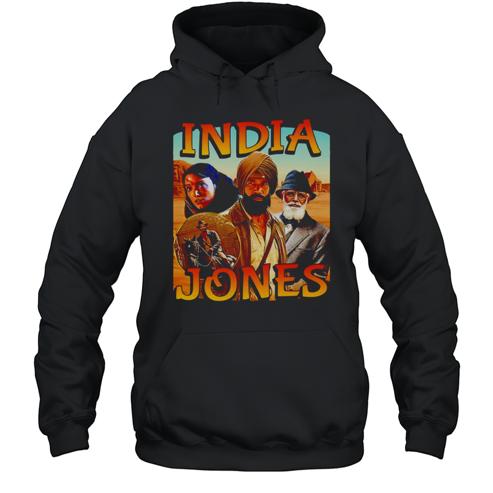 India Jones Graphic Shirt Unisex Hoodie
