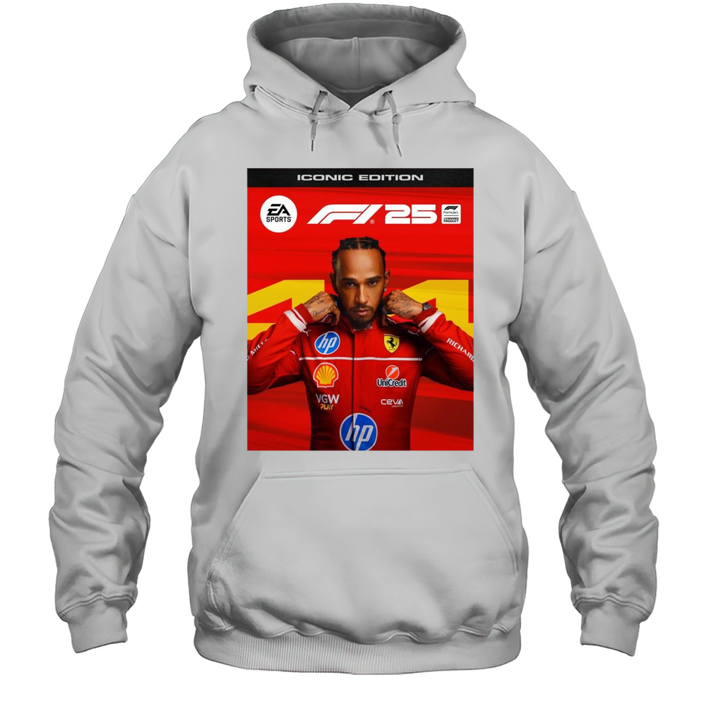 Lewis Hamilton Truly Iconic EA SPORTS Formula 1 Reveal March 26 2025 T-shirt Unisex Hoodie