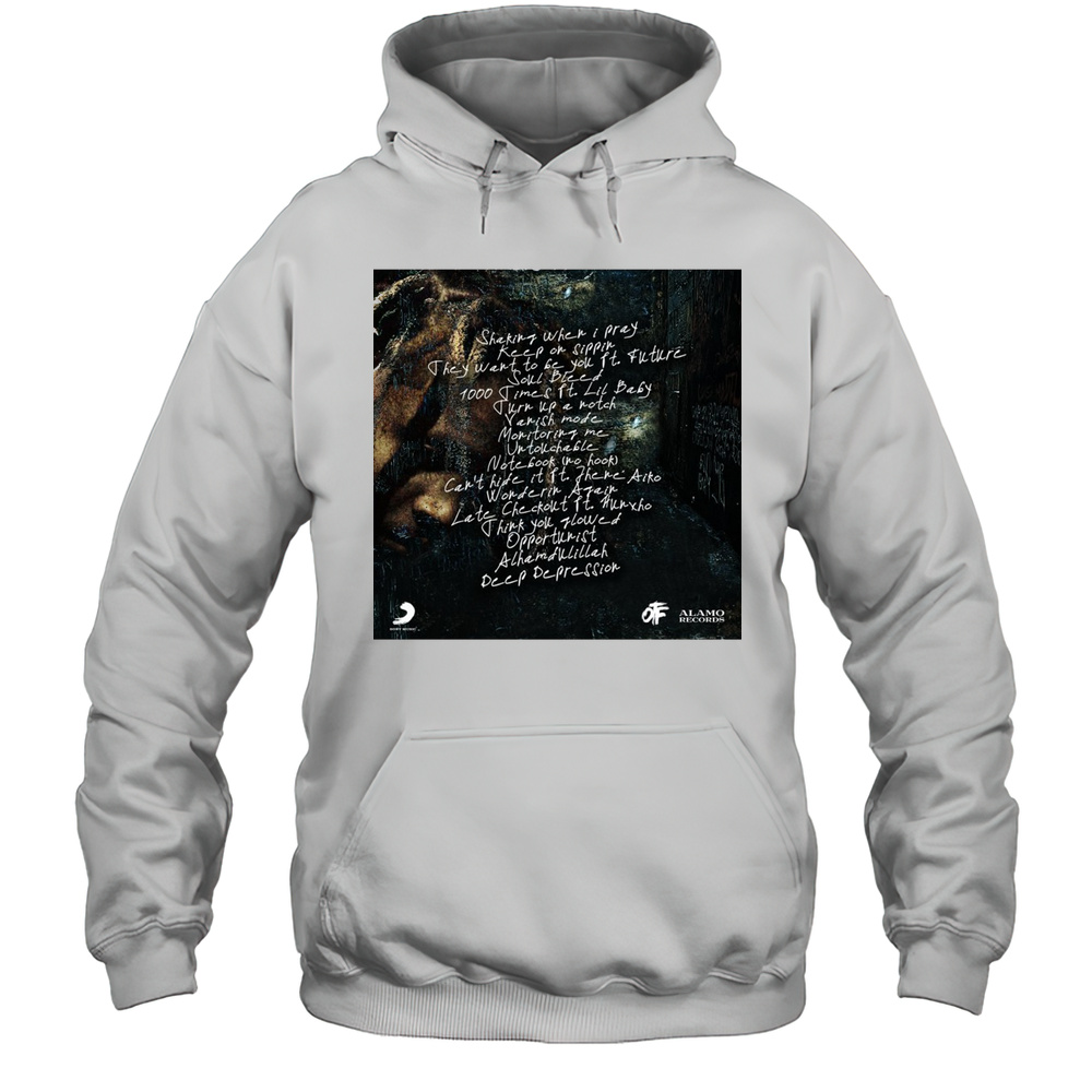 Lil Durk Shaking When I Pray Keep Or Sippin They Want To Be You Ft. Future Soul Bleed T-shirt Unisex Hoodie