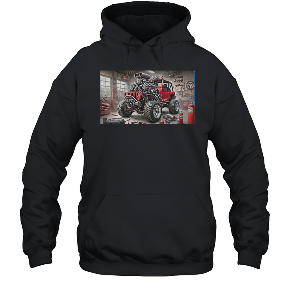 Monster Jeep Overload Classic Shirt Unisex Hoodie