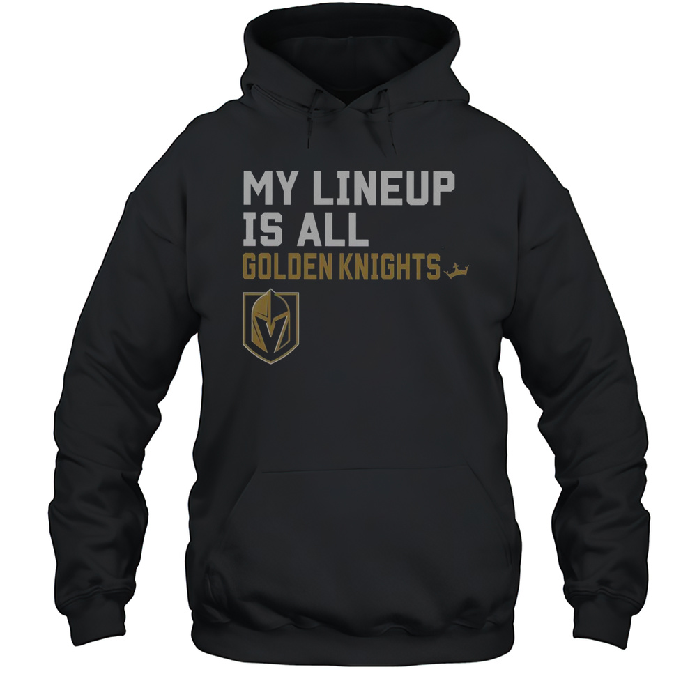 Official Vegas Golden Knights My Lineup T-Shirt Unisex Hoodie