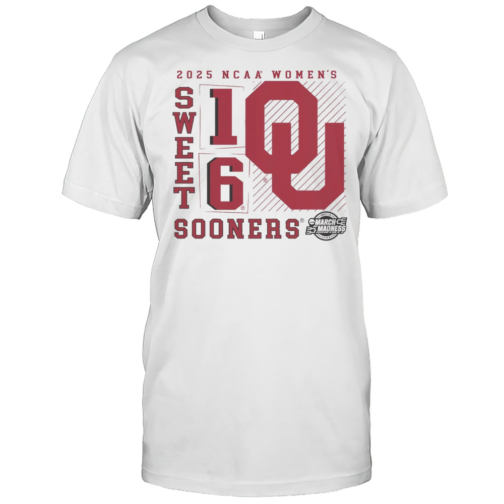 Oklahoma Sooners NCAA Womens Basketball Tournament March Madness Sweet 16 Elite 8 No Look Pass 2025 T-shirt