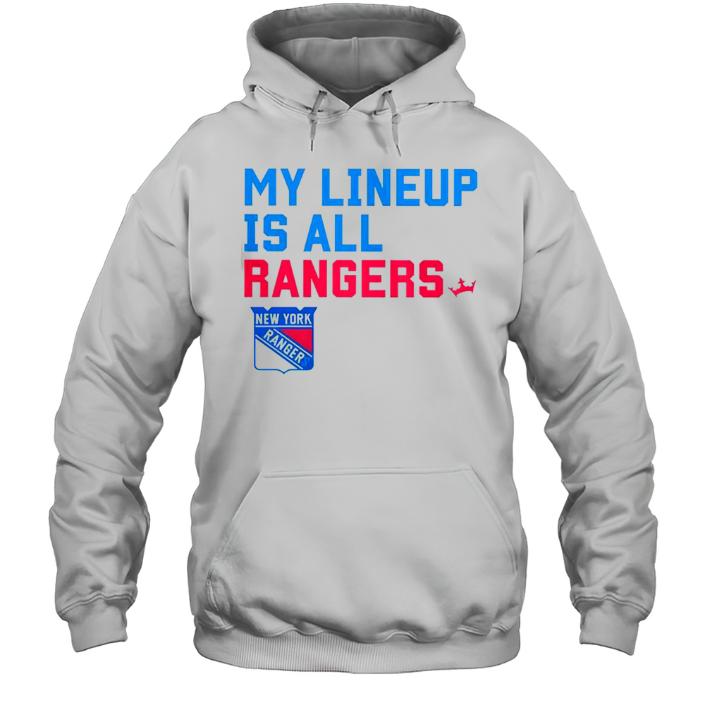 Original New York Rangers My Lineup T-Shirt Unisex Hoodie