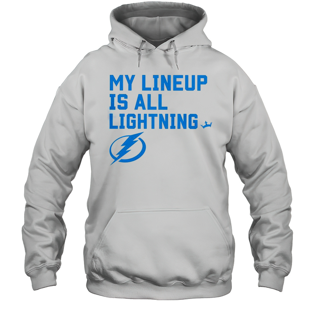 Pretty Tampa Bay Lightning My Lineup T-Shirt Unisex Hoodie