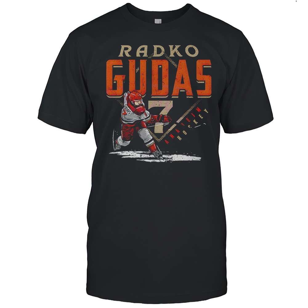 Radko Gudas 7 Anaheim Ducks NHL Hockey Player Graphic Shirt